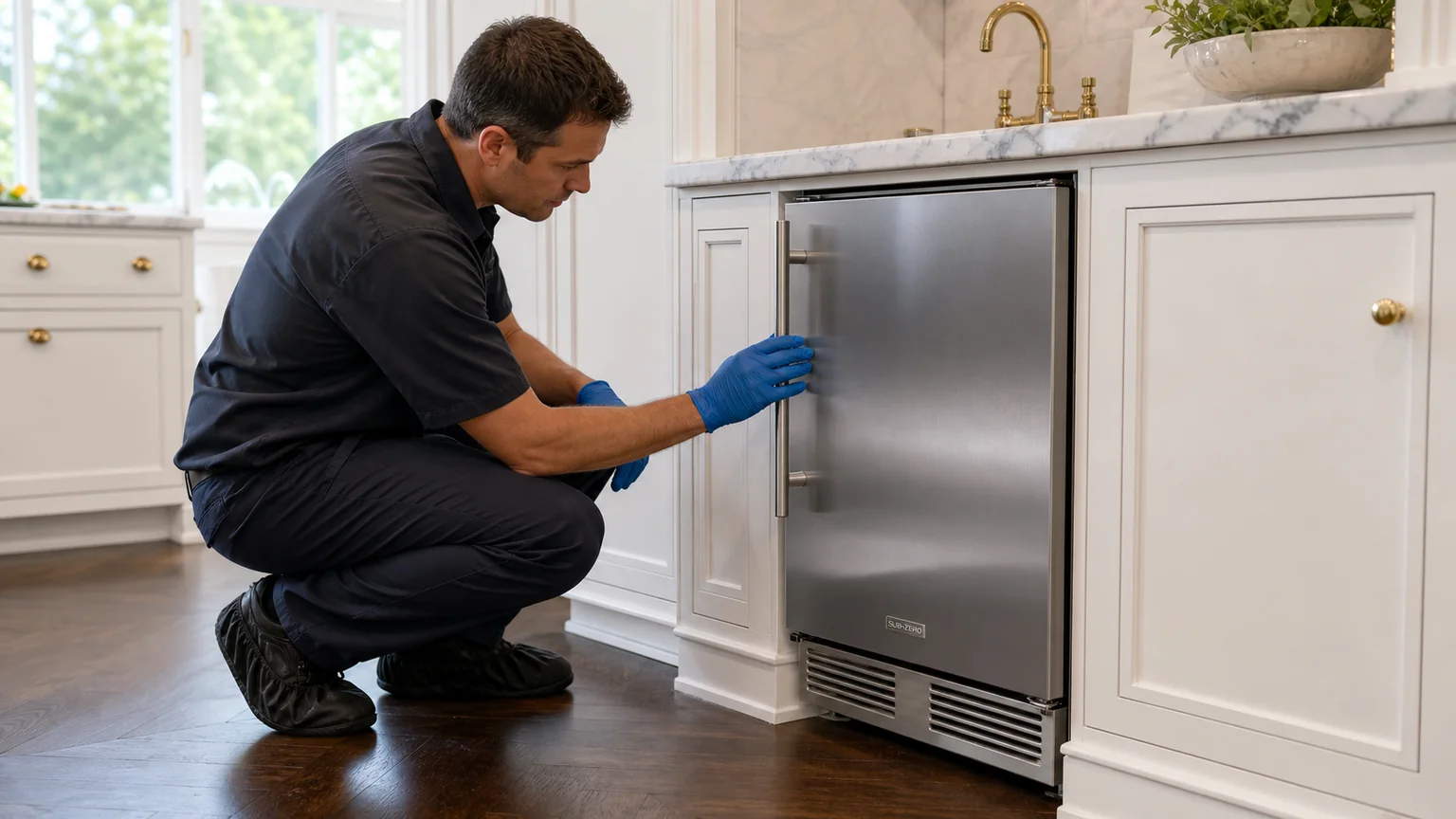 Undercounter ice-maker service